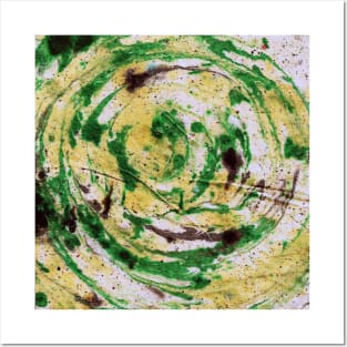 abstract marble texture spiral fluid art design Posters and Art